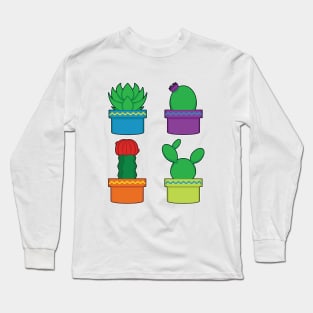 Plants in a Square Long Sleeve T-Shirt